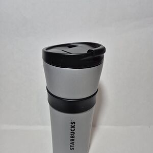 Starbucks 2016 Silver Travel Mug, 16fl oz.